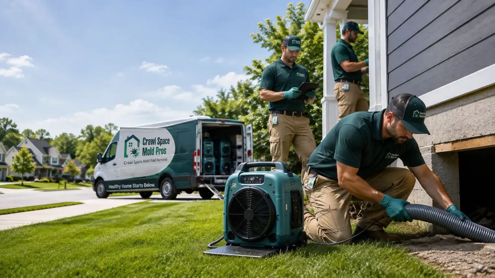 Crawl Space Mold Removal in South Pekin, IL